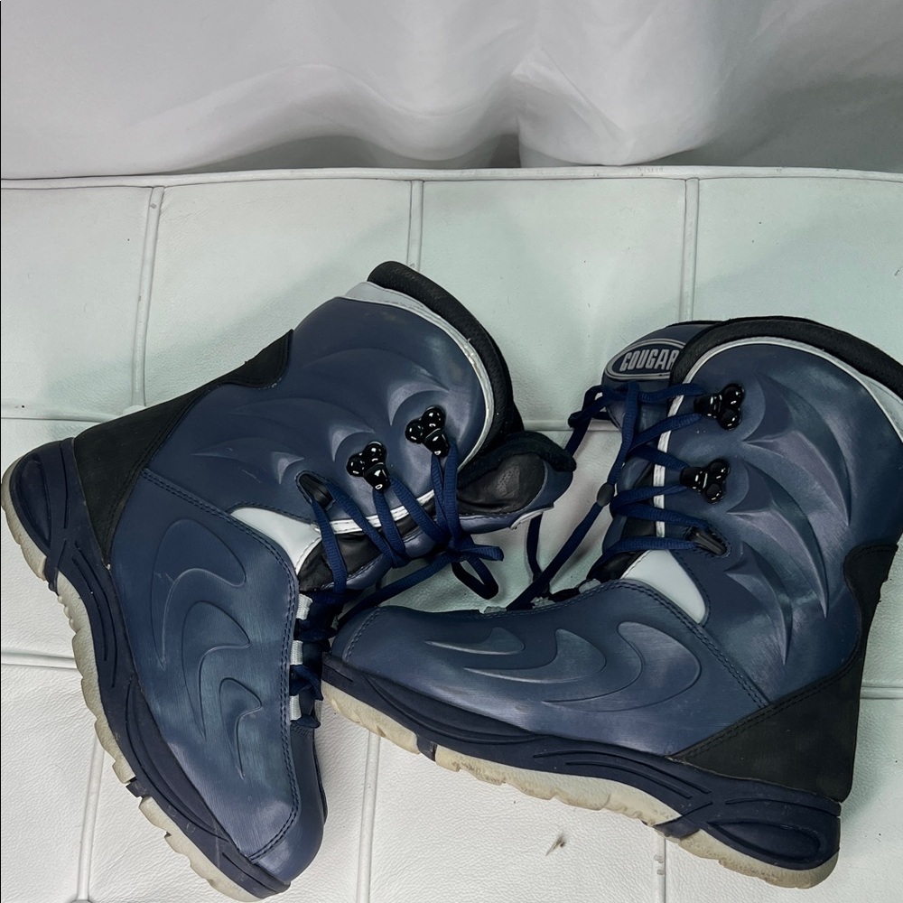 Cougar Navy and Black Snow Boots